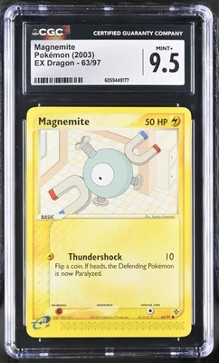 CGC 9.5 Magneton 35/97 EX Dragon 2003 Pokemon Card - Image 1 of 3