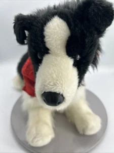 Bass Pro Shops Douglas 14" Black/White Border Collie Plush Stuffed Animal - Picture 1 of 10