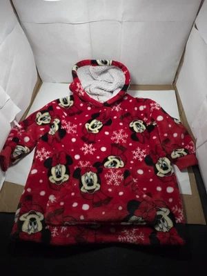 Sudadera con capucha ajustada súper suave de invierno para niñas pequeñas Minnie Mouse 4t Foto 1 de 4