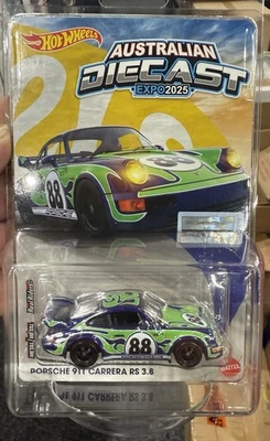 1/64 Hot Wheels 2025 Australian Diecast Expo Porsche 911 Carrera RS 3.8 - image 1 of 2