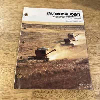 Catálogo de piezas juntas universales CR 457309 vintage 1987 Foto 1 de 4