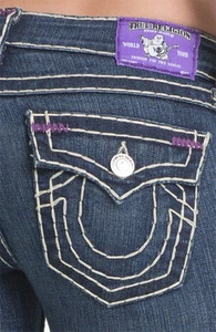Nuevo con etiquetas True Religion WMS Becky super T Pastel Jeans en Memphis - Imagen 1 de 1