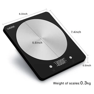Stainless Steel Digital Kitchen Scale High Accuracy Multifunction Food Scale  - Picture 1 of 7