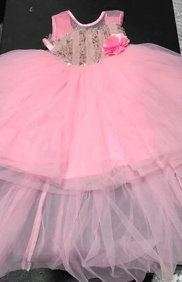 Pink Fluffy Tutu Dress  Size 5/6  - Image 1 of 4