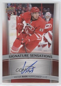 2015-16 Upper Deck Signature Sensations Victor Rask #SS-VR Auto