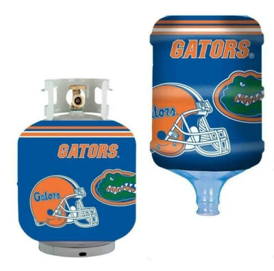 Cubierta del enfriador de agua del tanque de propano Florida Gators con licencia de la NCAA se adapta a cualquier 5 galones Foto 1 de 4