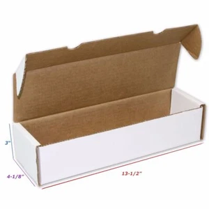 Caja de almacenamiento de cartón corrugado BCW 1000 unidades - ¡Tarjetas deportivas, TCG, CCG y más! - Imagen 1 de 2