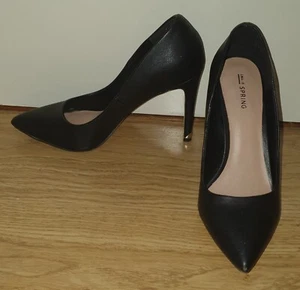 Zapatos de tacón de aguja CALL IT SPRING NUSA para mujer negros en punta talla 7 40 - Imagen 1 de 9