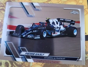 Scheda Base Topps Chrome Formula 1 Racing Topps 2021 #108 Pierre Gasly - Foto 1 di 1