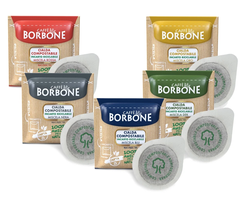 30 Pads Probeset - Caffè Borbone Espresso E.S.E Cialde - Probierpaket Kaffee - Bild 1 von 1