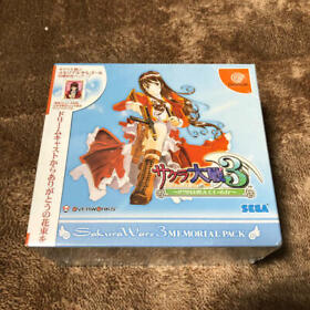 Sega Dreamcast Sakura Taisen wars 3 Memorial Pack DC Japan Used