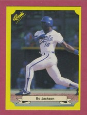 1987 Classic Game Travel Edition Bo Jackson Card # 208 Card Gradeable KC  Royals