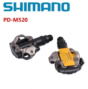 SHIMANO ALIVIO M3100 Series Double Sided SPD Bike Pedal PD-M520 Road Cycling - Picture 1 of 8