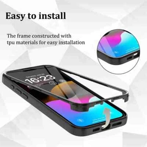 Full Body Clear Hybrid Shockproof 360 Case For iPhone 16 15 12 11 13 Pro Max XR - Picture 1 of 10