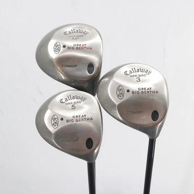 Callaway Great Big Bertha 1,3,5 Wood Graphite Grafalloy Stiff Right-Hand S-15526 - Image 1 of 4