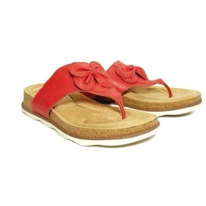 Sandalias de tanga Clarks para mujer talla 7,5 estilo Brynn adornadas naranja - Imagen 1 de 10