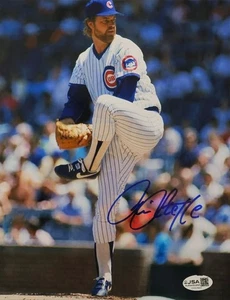 RICK SUTCLIFFE Signed 8x10 Chicago Cubs Autographed Photo Pinstripe Jersey JSA - Picture 1 of 1