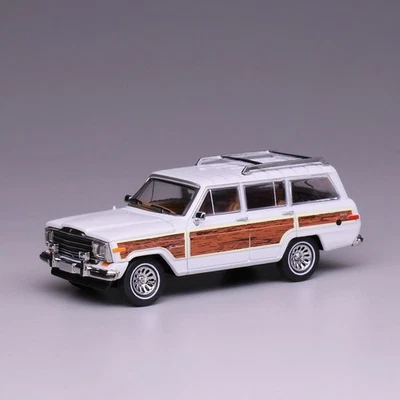 596 Model 1/64 Scale Jeep Guand Wagoneer White Diecast Car Model Toy Gift - Image 1 of 4