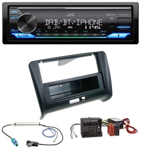 JVC Bluetooth DAB USB MP3 Autoradio für Audi TT 06-14 Aktivsystem Quadlock - Bild 1 von 9