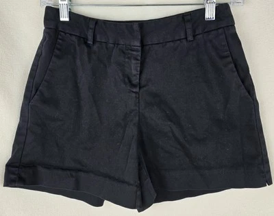 White House Black Market 女式 2 码短裤 5 英寸短内缝棉混纺 — 第 1/4 张图片