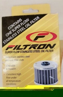 Filtron Superflow Stainless Oil Filter x5 KTM Husqvarna Husaberg GasGas 40-107 - Image 1 of 3