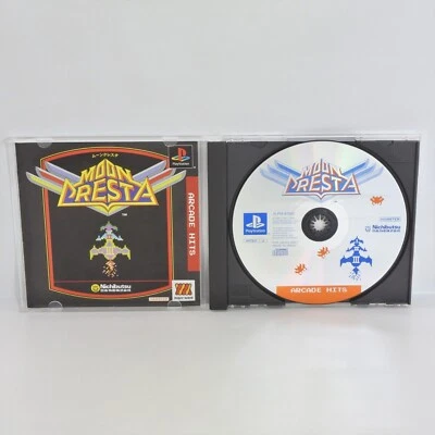 MOON CRESTA Arcade Hits PS1 Playstation For JP System 2143 p1 - Image 1 of 4