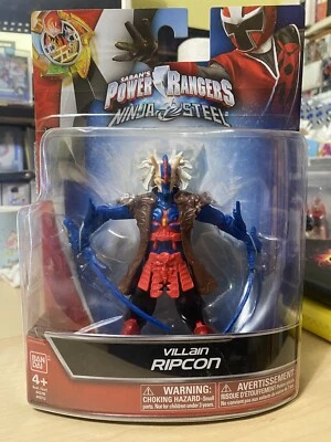 Figura de acción Bandi Power Rangers Ninja Steel Villain Ripcon color original en muy buen estado Foto 1 de 2