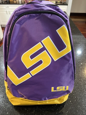 LSU NCAA team logo 2 compartment Core backpack Cover