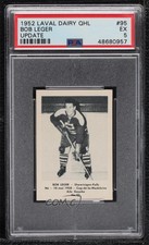 1952-53 Laval Dairy QSHL Bob Leger #95 PSA 5