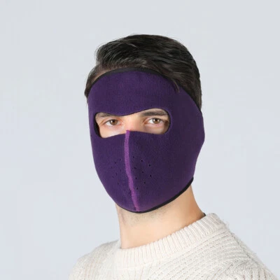 Winter Fleece Ski Mask Cycling Full Face Mask Cold Weather Warm Windproof Mask - Image 1 of 4