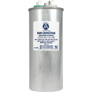 Appli Parts Dual Run Capacitor for ac 40+10 Mfd uF (microfarads) 370VAC or 450VA - Picture 1 of 8
