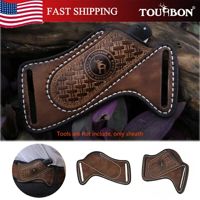 Tourbon Pockets Folding Knife Blade Sheath EDC Belt Pouch Tools Holster Gift US - Image 1 of 4