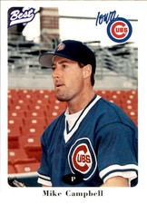1996 Iowa Cubs Best #10 Mike Campbell Seattle Washington WA Baseball Card