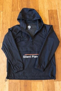 Silent Planet Herren Gr. Small Windbreaker Langarm schwarz Blumen Grafik - Bild 1 von 11
