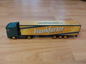 Werbetruck Mercedes Actros  grün frankfurter Pilsner gebraucht - Bild 1 von 2