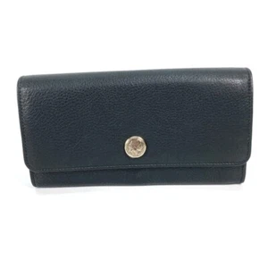 BVLGARI 35963 Long wallet MONETE Monate flap Long Wallet Leather Black - Bild 1 von 12