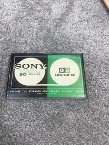 Cinta de casete Sony C-90 A B bajo ruido Japón compacta pregrabada de colección - Imagen 1 de 7