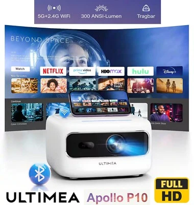 Ultimea Apollo P10 Full HD 1080P Decoding Videoprojektor, Tragbarer mini Beamer - Bild 1 von 4