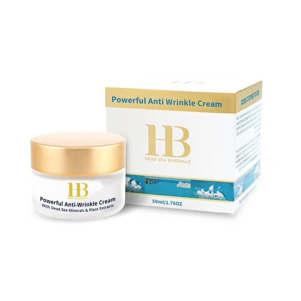 Potente crema facial antiarrugas H&B Dead Sea Minerals 50 ml envío desde EE. UU. Foto 1 de 1