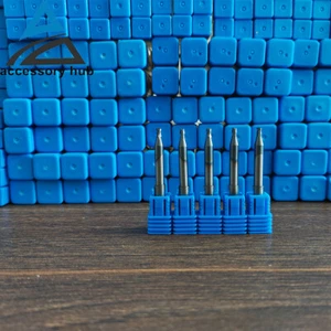 5x 4 Flute 3/32"x1/8"x3/16"x2" Double End Solid Carbide End Mills - TiALN Coated - Picture 1 of 5