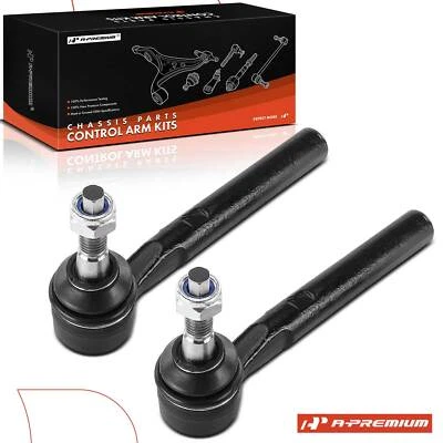 A-Premium 2x Tie Rod Ends Front Side Outer for Hummer H3 2006-2010 H3T 2009-2010 - Image 1 of 4