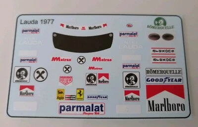 Ferrari 312T2 Niki Lauda " Figure Decals " 1977 1/18 - Bild 1 von 2