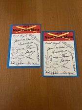 1973 Topps Baseball Team Checklists (2) New York Mets MARKED + UNMARKED