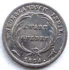 NIEDERLANDE OSTINDIEN 1/4 GULDEN 1834 KM # 301.1 Silber, William I. LL6.2