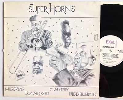 Superhorns Jazz LP  Miles Davis, Donald Byrd, Freddie Hubbard Compilation  - Image 1 of 4