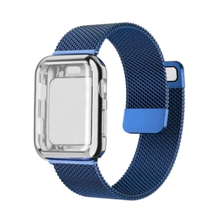 Mesh Stainless Steel Band Strap+Case For Apple Watch Ultra 2 Series 9-1 - Picture 1 of 32