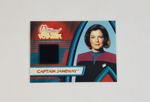 2001 ST Women of Star Trek Voyager Chase/Insert Captain Janeway Card F2 