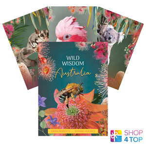 WILD WISDOM AUSTRALIA ORACLE CARDS DECK BLUE ANGEL K.ROBERTS - B.HUGHES NEW