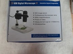 USB Digital Microscope, With 300x Magnifications And 5M Pixels Image Sensor - Picture 1 of 4