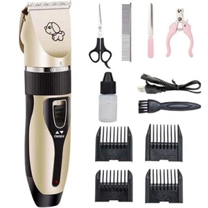 Pet Professional Dog Grooming Clippers Kit For Dog Cat Hair Trimmer Scissors Set - Picture 1 of 8
